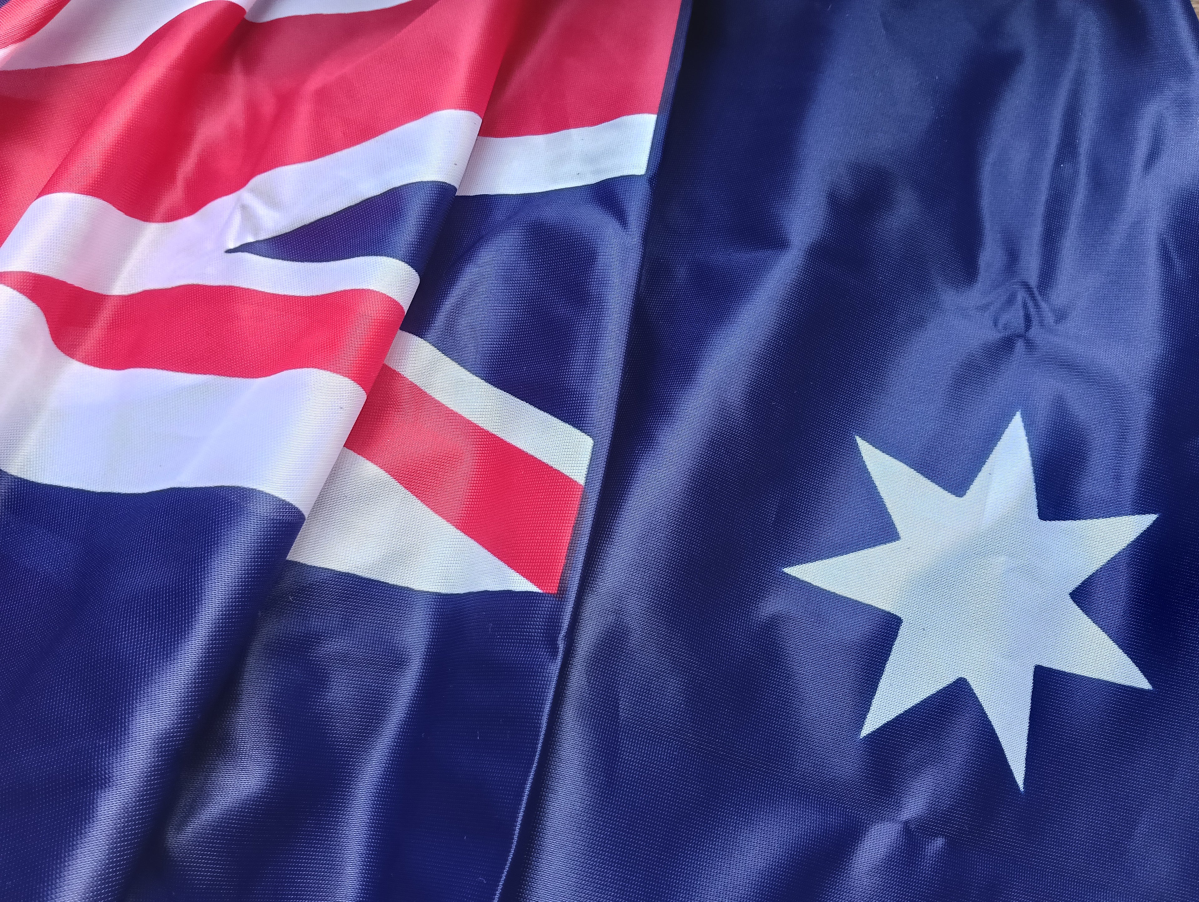 Australian Flag Knitted Polyester 1800mm x 900mm