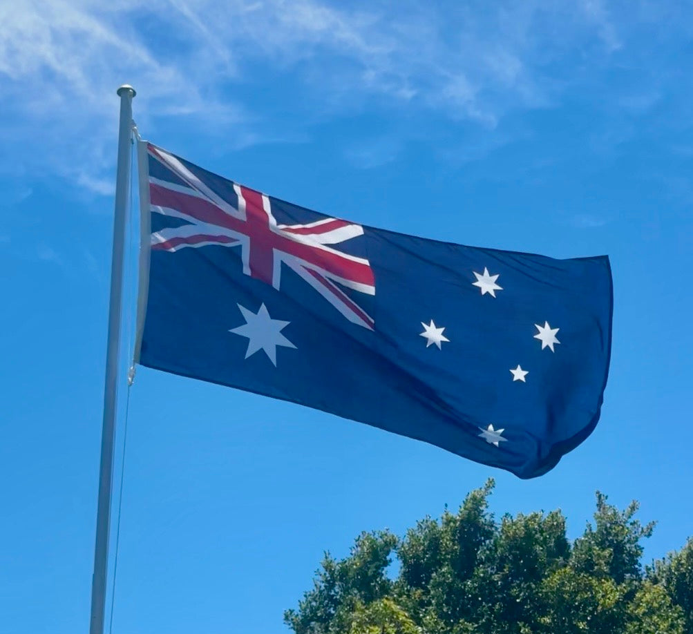 Australian Flag Woven Polyester 1800mm x 900mm