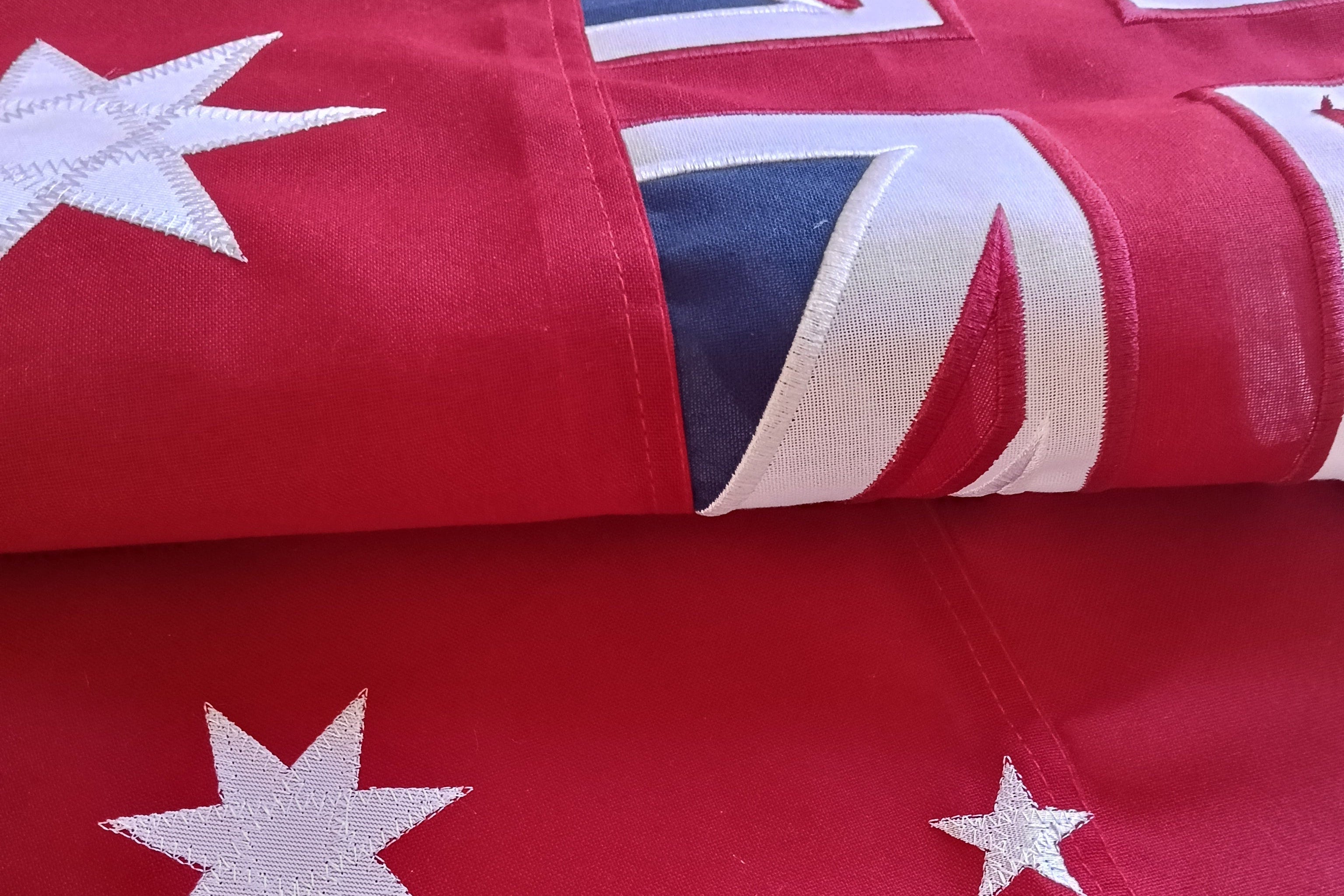 Fully Sewn Australian Red Ensign - 900mm X 450mm